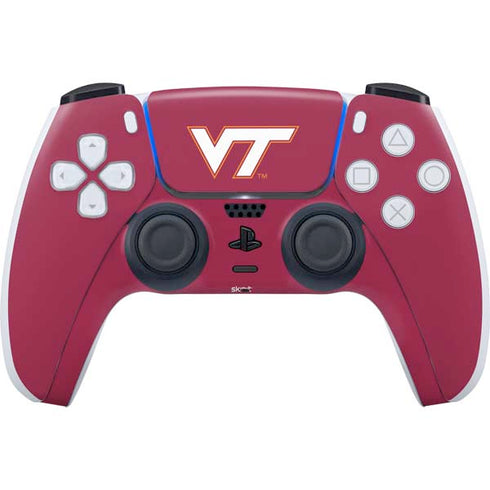 Virginia Tech Maroon PS5 Controller Skin